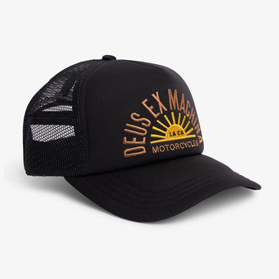 Sunflare Trucker - Mens Hat - One Size - Black - palvelukotilounatuuli