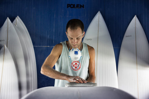 polen surfboards factory