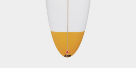 Bradley surfboards round tail