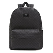 Old Skool Check Backpack - One Size - Black/Charcoal - palvelukotilounatuuli