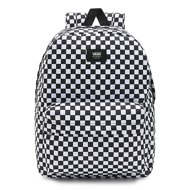 Old Skool Check Backpack - One Size - Black/White - palvelukotilounatuuli
