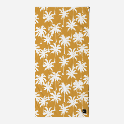Luca Beach Towel - One Size - Mustard - palvelukotilounatuuli