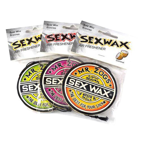 Sex Wax Air Freshener - Assorted - Pack of three - palvelukotilounatuuli