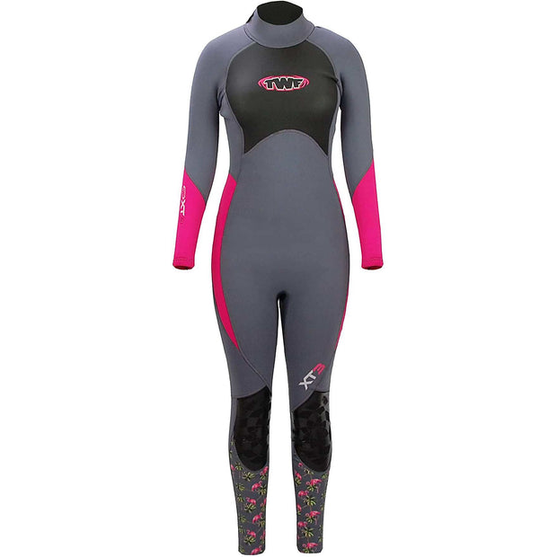 XT3 3mm Fullsuit | Pink/Flamingo | Women Wetsuit - palvelukotilounatuuli