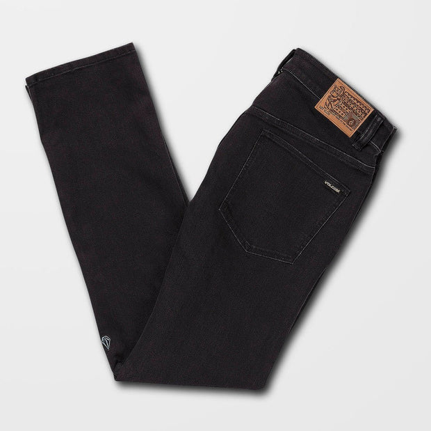 Solver Denim Jeans - Mens Trousers - Black Out - palvelukotilounatuuli