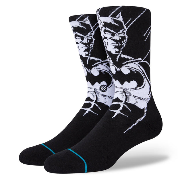 The Batman Crew Sock | Black | Crew Socks - palvelukotilounatuuli