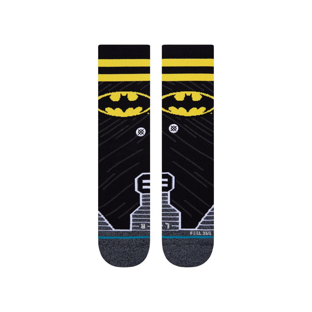 Dark Knight Crew Socks | Black | Men Socks - palvelukotilounatuuli