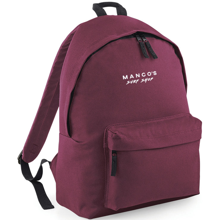 Mango's backpack | white logo - palvelukotilounatuuli