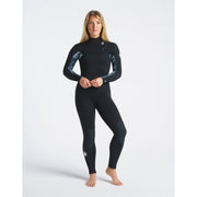 Solace 5:4:3 mm Womens Chest Zip Steamer Winter Wetsuit - Black - palvelukotilounatuuli