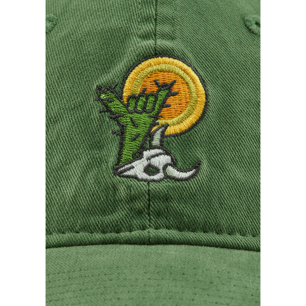 Long Trip Strapback Hat / Green / One Size - palvelukotilounatuuli