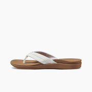 Ortho Coast - Womens Flip Flops - Tan White