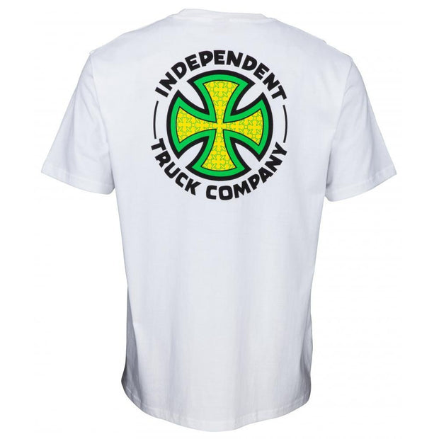 Repeat Cross T-Shirt | White | Men T-Shirt - palvelukotilounatuuli