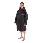 Dryrobe Advance Kids Long Sleeve  / Black Pink / Kids 10-13 - palvelukotilounatuuli