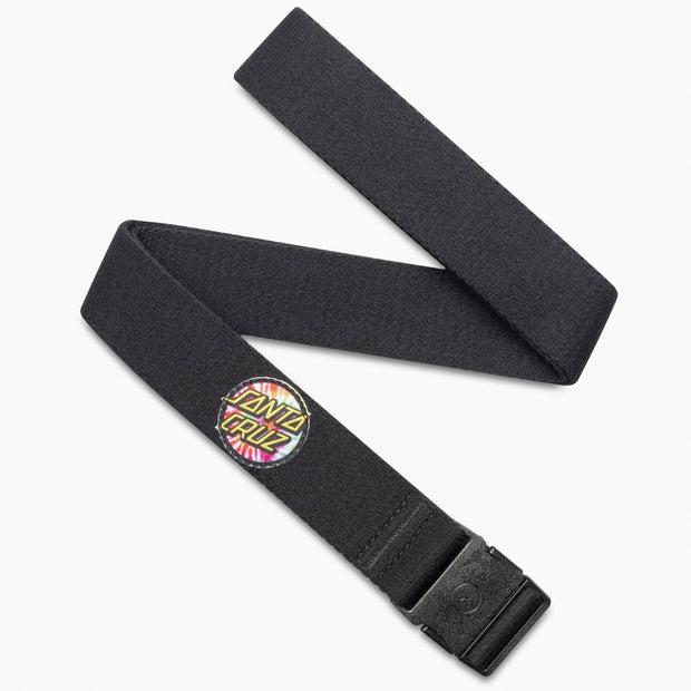Santa Cruz Slim Belt / Black/Tie Dye - palvelukotilounatuuli