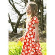 Spring Skater Dress - Nice Daisy - palvelukotilounatuuli