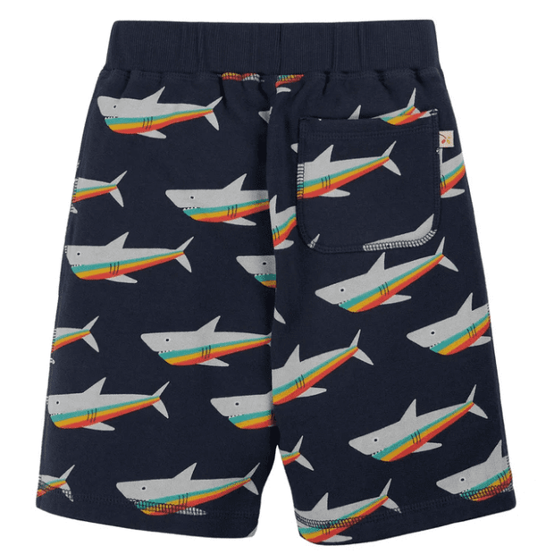 Samson Shorts - Indigo Rainbow Sharks - palvelukotilounatuuli
