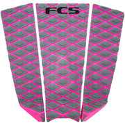 Surf Shop, Surf Hardware, FCS, Fitzgibbon, Deck Pad, Grey/Bright Pink