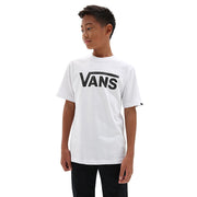 BY Vans Classic Boys T-Shirt / White/Black - palvelukotilounatuuli