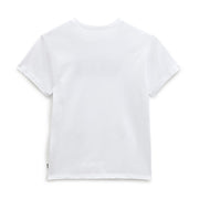 Girls Flying V Crew T-Shirt / White - palvelukotilounatuuli