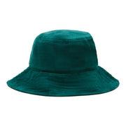 Womens Corduroy Bucket Hat / Check Deep Teal - palvelukotilounatuuli