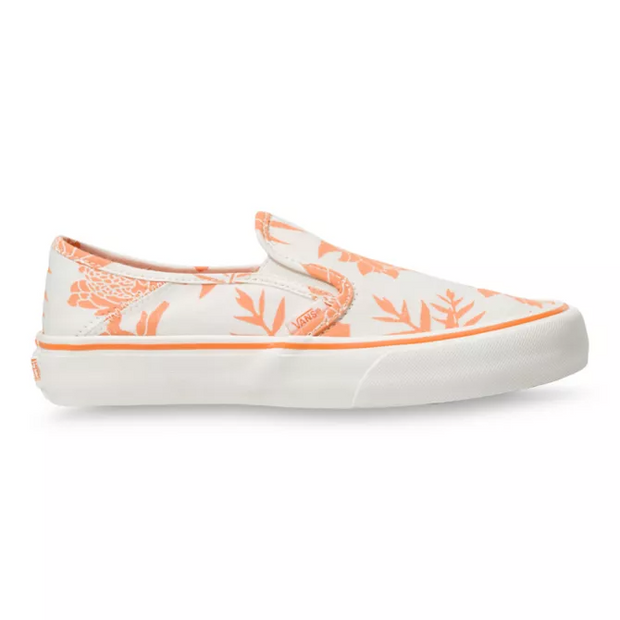 Island Floral Slip-On Womens SF Shoes - Autumn Sunset Marshmallow - palvelukotilounatuuli