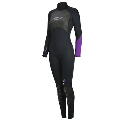 TWF XT3 3mm Fullsuit | Black/Purple | Women Wetsuit - palvelukotilounatuuli