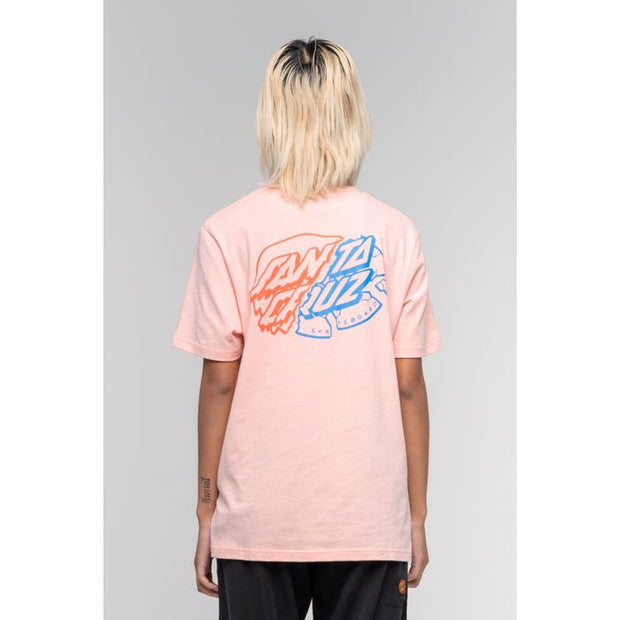 Santa Cruz Womens T-Shirt / Universal Dot T-Shirt / Blossom - palvelukotilounatuuli