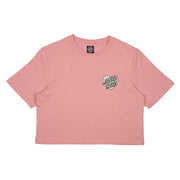 Santa Cruz Womens T-Shirt / Heart Cropped T-Shirt / Dusty Rose - palvelukotilounatuuli