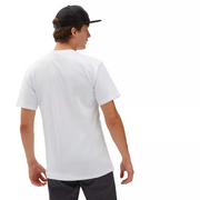 Left Chest Logo T Shirt | White/Black - palvelukotilounatuuli