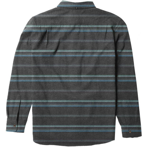 Central Coast Mens Flannel Shirt - Black - palvelukotilounatuuli