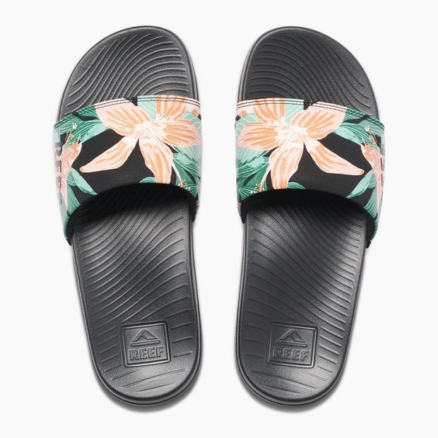 Womens One Slide Sandals / Hibiscus - palvelukotilounatuuli