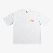 Radical Flag T-Shirt - Boys Short Sleeve Tee (8-16) - White - palvelukotilounatuuli