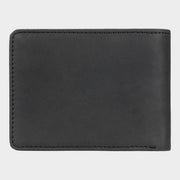 Mac Tri-Fold Leather Wallet - Mens Wallet (Medium) - Black - palvelukotilounatuuli