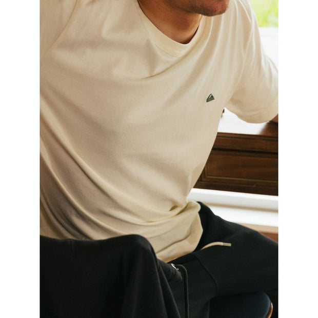Essentials Organic T-Shirt - Mens Short Sleeve Tee - Antique White - palvelukotilounatuuli