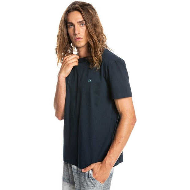 Essentials Organic T-Shirt - Mens Short Sleeve Tee - Navy Blazer - palvelukotilounatuuli