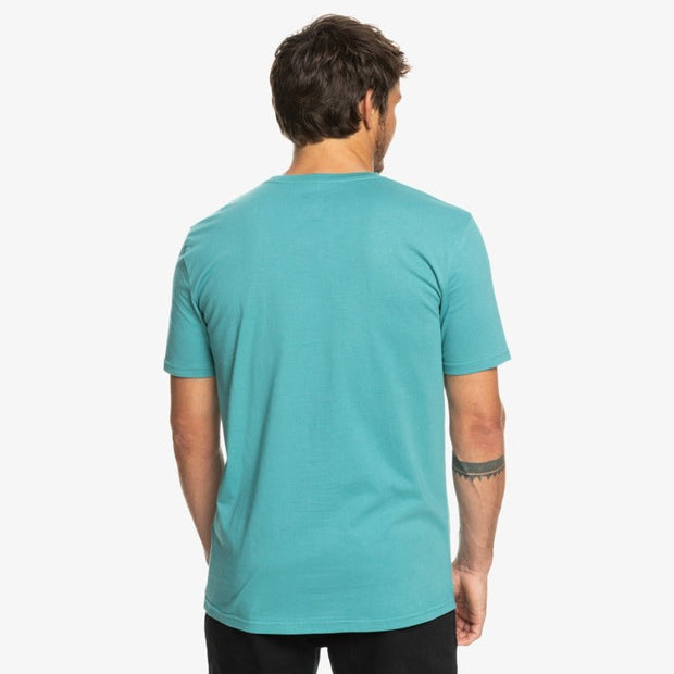 MW Mini Logo T-Shirt - Mens Short Sleeve Tee - Brittanny Blue - palvelukotilounatuuli