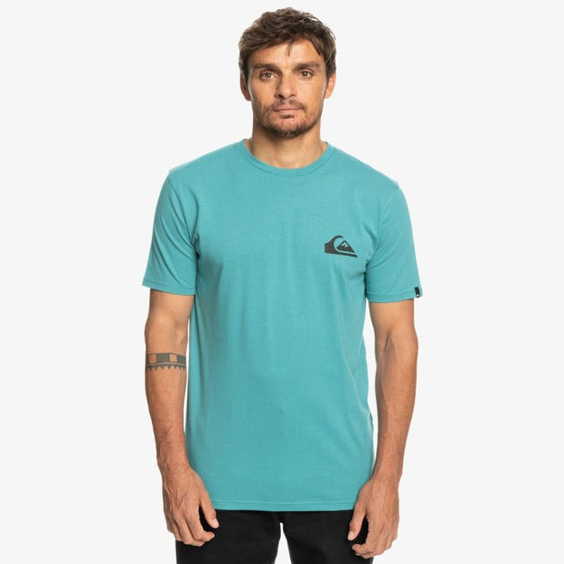 MW Mini Logo T-Shirt - Mens Short Sleeve Tee - Brittanny Blue - palvelukotilounatuuli