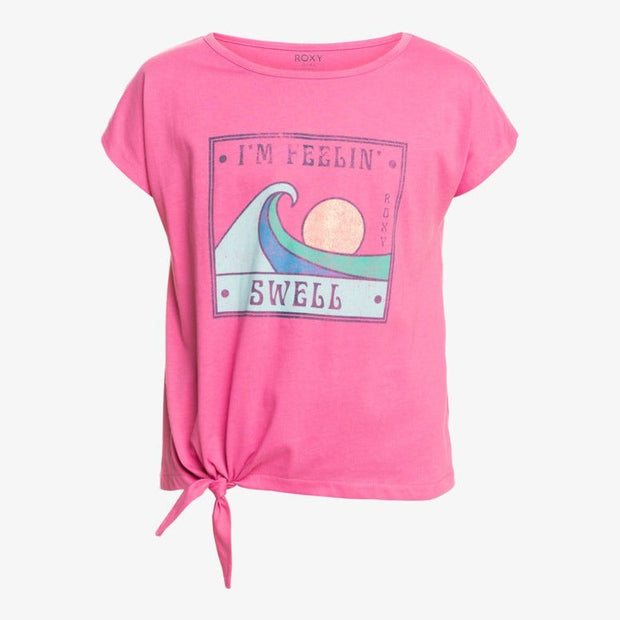 Pura Playa S/S T-Shirt | Pink Guava | Girls 8-16 - palvelukotilounatuuli