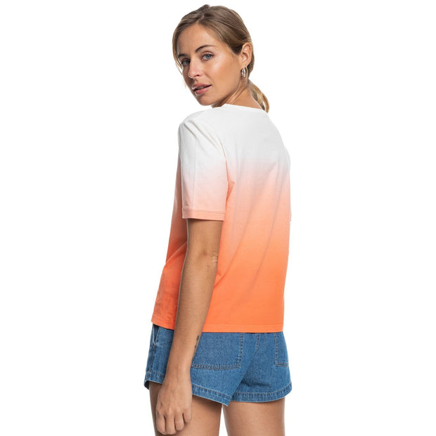 Biarritz Vibes S/S T-Shirt | Fusion Coral |  Women - palvelukotilounatuuli