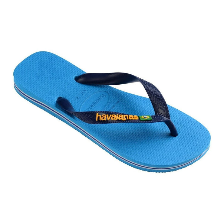 Havaianas Brasil Logo - Womens Flip Flops - Turquoise/Turquoise - palvelukotilounatuuli