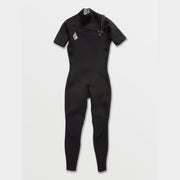 Modulator 2/2 Short Sleeve Chest Zip Spring Wetsuit - Black - palvelukotilounatuuli
