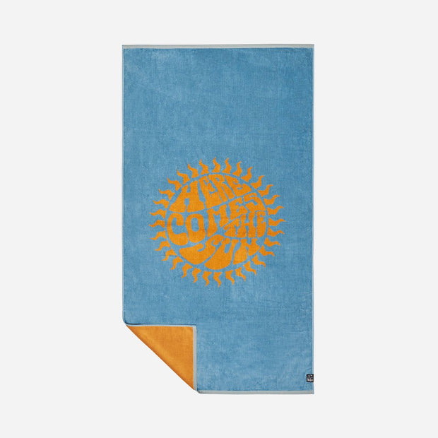 Here Comes The Sun Beach Towels - Blue - palvelukotilounatuuli