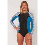 Summer Seas L/S Cheeky Shortie Wetsuit | Ocean | Women - palvelukotilounatuuli