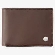 Mac Tri-Fold Leather Wallet - Mens Wallet (Medium) - Chocolate Brown - palvelukotilounatuuli